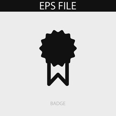 Badge icon. EPS vector file