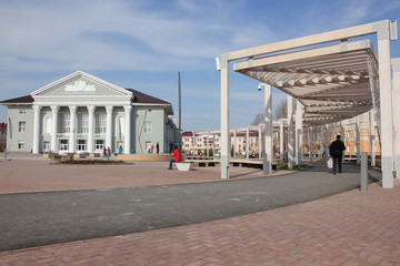 Naklejka premium the city of Bavly. Tatarstan