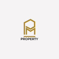 Real estate logo design. Modern and elegant style design. Bussines logo design template.