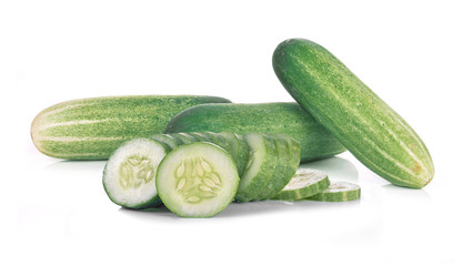 Cucumber isolated on white background
