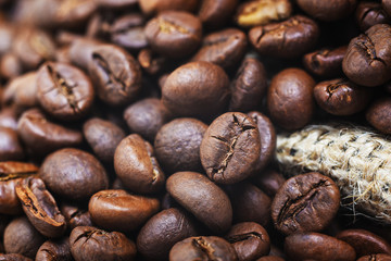  coffee beans in a bag