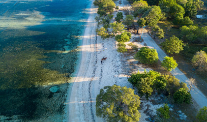 Birdseyeview from Gili Trawangan