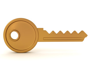 3D Rendering of an apartment key