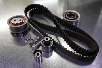 Repair kit for replacing the timing belt. The kit consists of a timing belt, a tension roller, a...
