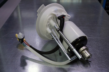 Fuel filter. Spare parts for repair and maintenance of a modern car. 