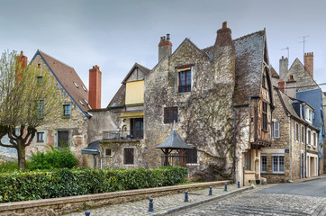 Street in Nevers, Ftance