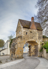 Fototapeta na wymiar Front gate of Croux, Nevers, France