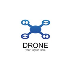 Drone Logo Template Design Vector, Emblem, Design Concept, Creative symbol, Icon