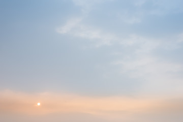 Obraz premium sunset cloudy background