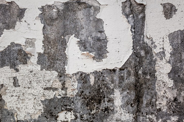 cement wall with oil cracked texture