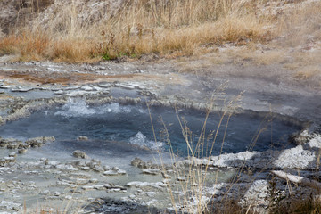 Hot Spring boiling hot