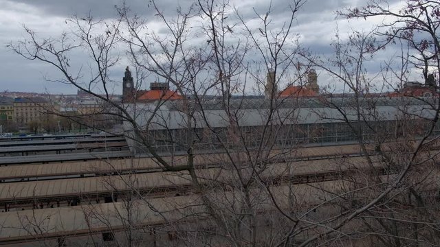 Ramas y Tr&aacute;fico. Praga,Rep&uacute;blica Checa, Europa.