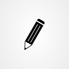 Pencil icon logo vector design