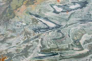 View of green marble background texture pattern