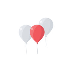 Difference unique concept balloons. Vector 3d isometric, color web icon, new flat style. Creative illustration design, idea for infographics.