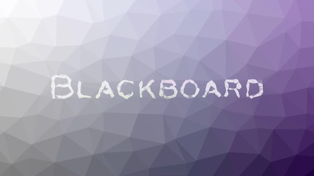 Blackboard dissolving techno tessellated looping pulsing polygons
