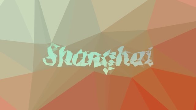 Shanghai fade weird tessellation looping pulsing polygons