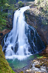 Gollinger Wasserfall und Bach zur Mühle