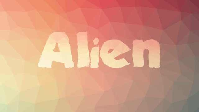 Alien fade technological tessellation looping animated triangles