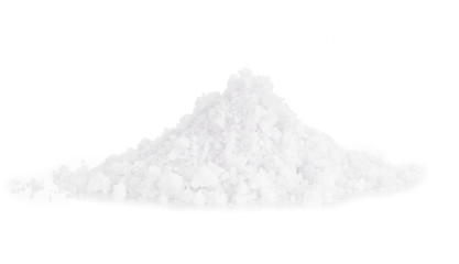 Fototapeta na wymiar Salt isolated on white background.
