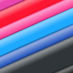 Abstract background of color paper sheets