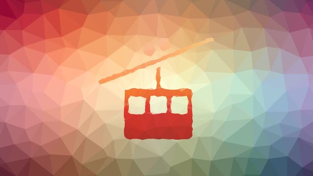 gondola tram appearing weird tessellation looping animated triangles