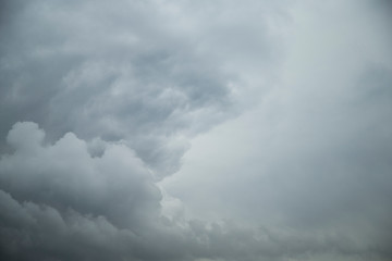 Big dark storm cloud.