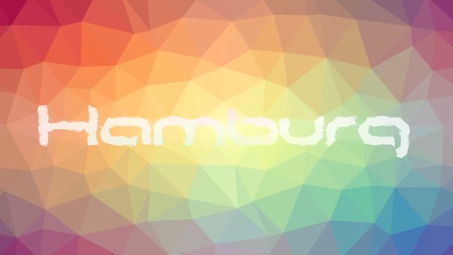 Hamburg fade strange tessellation looping pulsing triangles