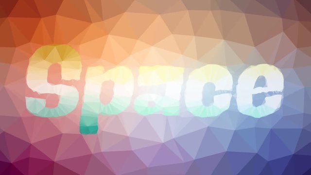 Space fade strange tessellation looping pulsing polygons