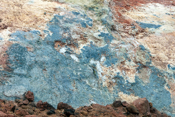 Geothermal volcanic background texture.