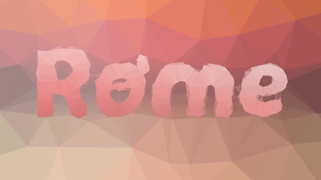 Rome dissolving modern tessellated looping moving triangles