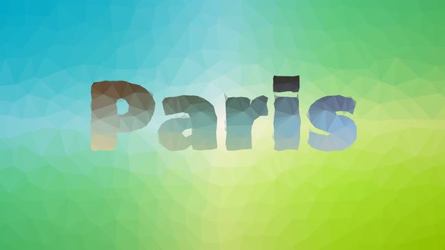 Paris fade interesting tessellating looping pulsing triangles