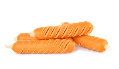 sausage isolated on a white background
