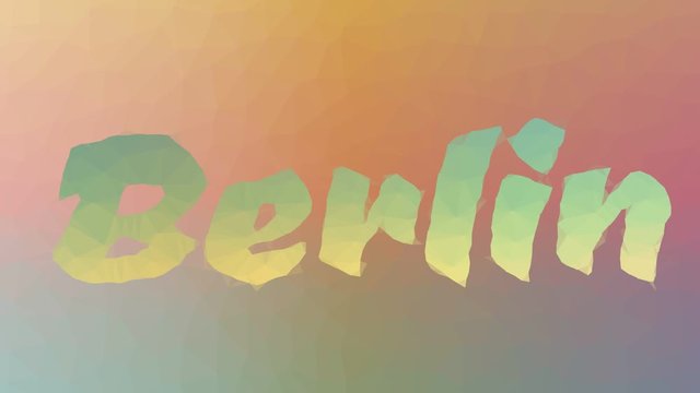 Berlin fade interesting tessellating looping moving polygons