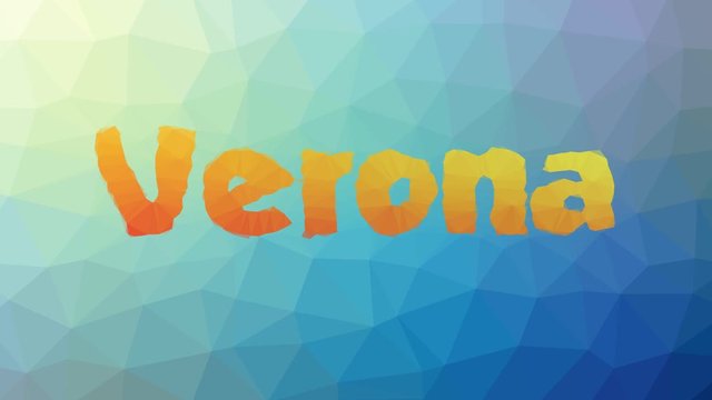 Verona dissolving modern tessellating looping pulsing triangles