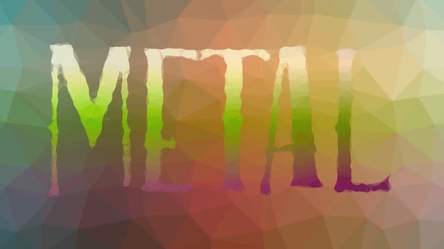 Metal fade interesting tessellating looping moving triangles