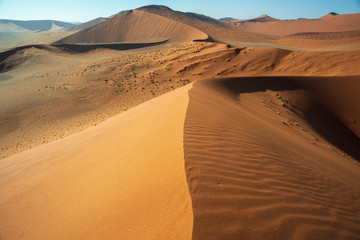 Fototapeta na wymiar sand dunes in Namibia