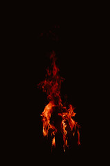 Bonfire flame
