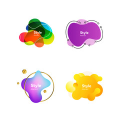 Colorful stain design set
