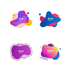 Fluid gradient shapes