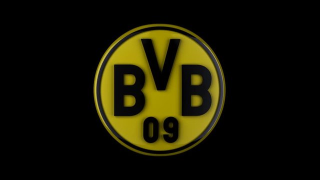 Borussia Dortmund 3D Crest rotate