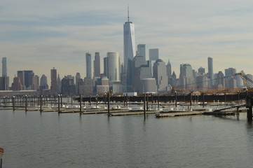 Naklejka premium New York Landscape from New Jersey