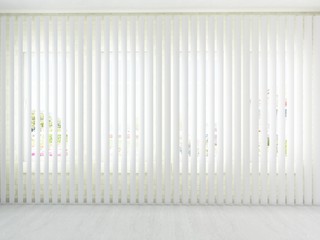 vertical blinds scene