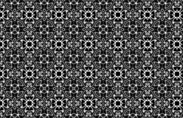 decorative black and white pattern