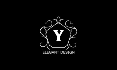 Elegant luxury logo template with letter X. Vector illustration for restaurant, royalty, boutique, cafe, hotel, heraldic, jewelry, fashion and more.