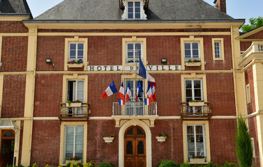 Beaumont le Roger, France - june 22 2017 : the town hall