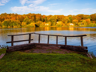 Gorton Pond, East Lyme, Connecticut fall color