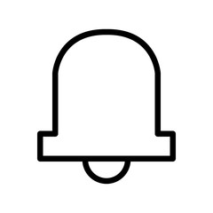 Bell Icon With White Background