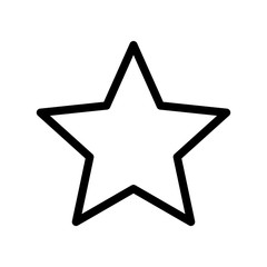 Star Icon With White Background