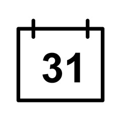 Calander Icon With White Background